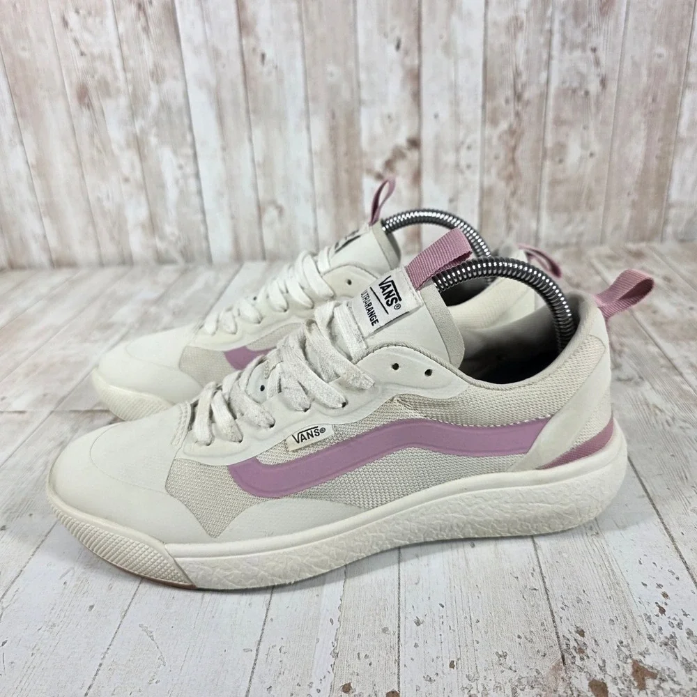 Vans UltraRange EXO Cream Mauve Low Top Sneakers Womens 9 Mens 7.5 721356